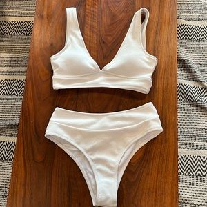 SHEIN white bikini